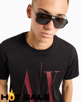 T-Shirt Men Black Armani Exchange Camiseta